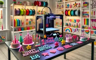 Zápichy do torty – z 3D tlačiarne